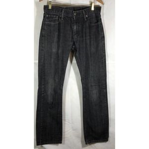 Levi Strauss 514 Black Jeans 30x32 Straight Leg